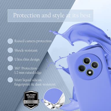 Oppo Reno 12 FS Suojakuori Kotelo Case (violetti)