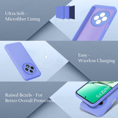 Oppo Reno 12 FS Suojakuori Kotelo Case (violetti)