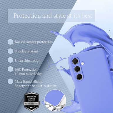 Samsung Galaxy M35 Suojakuori Kotelo Case (violetti)