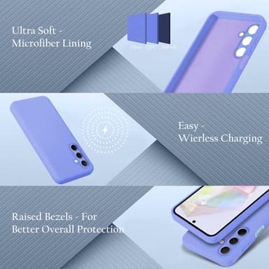 Samsung Galaxy M35 Suojakuori Kotelo Case (violetti)