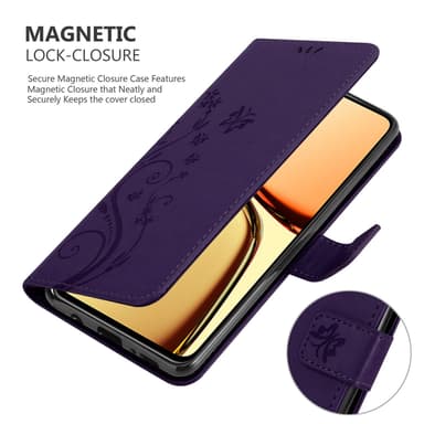 Realme C61 / C63 Suojakuori Lompakkokotelo Kukka