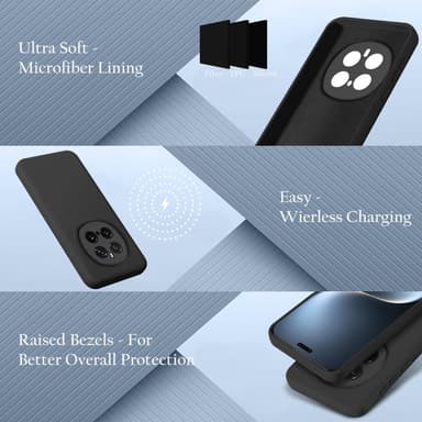 Honor Magic 7 Pro Suojakuori Kotelo Case (musta)