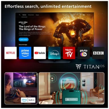 Philips 75” The One PUS9000 4K QLED älytelevisio (2025)