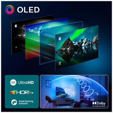 Philips 65” OLED810 4K OLED älytelevisio (2025)