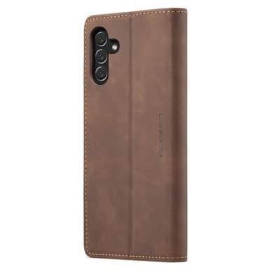 CASEME Retro Lompakkokotelo Samsung Galaxy A34 -puhelimelle - Kahvi