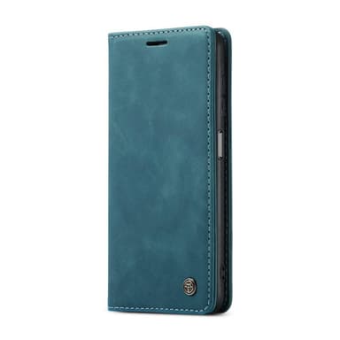 CASEME Retro Lompakkokotelo Samsung Galaxy A12 - Sininen