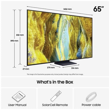 Samsung 65” QN77F 4K Edge MiniLED älytelevisio (2025)