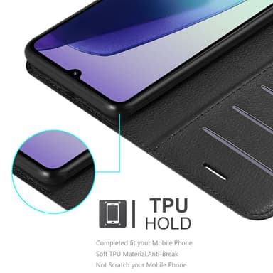 Xiaomi RedMi 14C Suojakuori Lompakkokotelo (Musta)