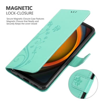 Samsung XCover 7 Suojakuori Lompakkokotelo Kukka