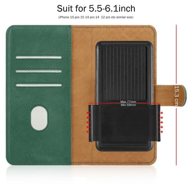 iPhone SE4 Suojakuori Lompakkokotelo Case Cover