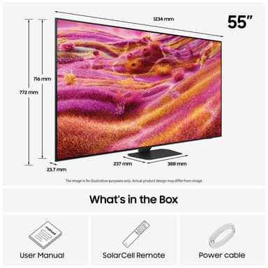 Samsung 55" QN90F 4K MiniLED älytelevisio (2025)