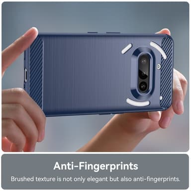SKALO Nothing Phone (3a) 5G Armor Carbon Suojakuori - Sininen