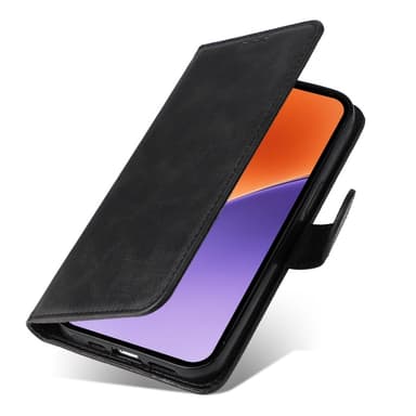 SKALO Xiaomi 15 PU-nahka Lompakkokotelo - Musta