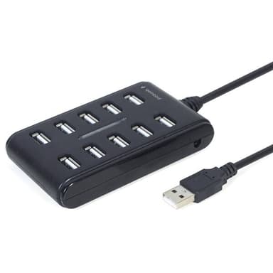 10-porttinen USB 2.0 Hubi