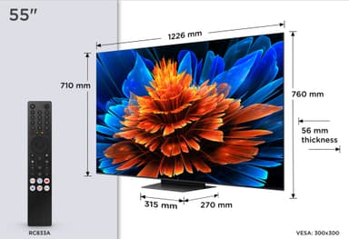 TCL 55" MQLED80K 4K MINI-LED TV (2025)