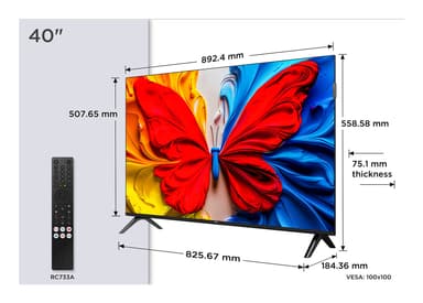 TCL 40" S5K Full HD QLED TV (2025)