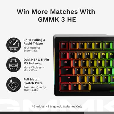 Glorious GMMK 3 HE näppäimistö