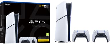 PlayStation 5 Slim Digital Edition (2 DualSenses pakkaus)