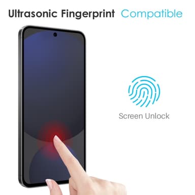 NORTHJO Samsung Galaxy S25+ 5G Clear Case Soft TPU Puhelimen Kuori, jossa Karkaistu Lasi Näytön Suojus