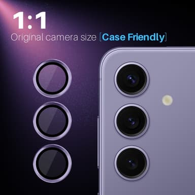 NORTHJO Samsung Galaxy S25+ Karkaistu Lasi Kameran Linssinsuoja