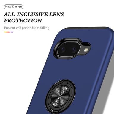 Google Pixel 9A sormenrengasjalustan hybridikotelo