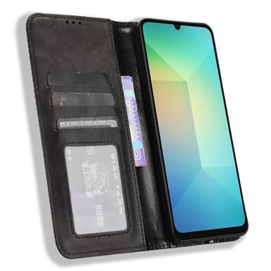 Samsung Galaxy A36 5G Lompakkoteline Käännettävä Puhelinkotelo - Musta