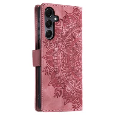 Samsung Galaxy A26 -lompakkokotelon kuoren kuoren Mandala-kukkakuvio
