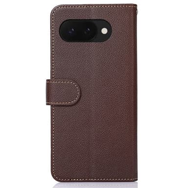 HAZNEH Google Pixel 9A Lompakkokotelo Litchi-kuvio Puhelinkotelo