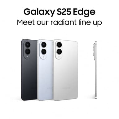 Samsung Galaxy S25 Edge 5G älypuhelin 12/256 GB (Titanium Jetblack)