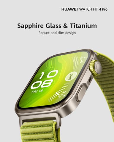 Huawei Watch Fit 4 Pro älykello (vihreä)