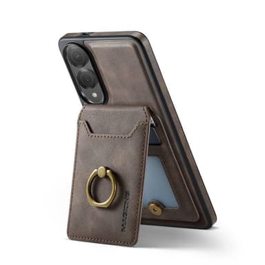 DG-Ming Magking K1 2in1 kotelo Samsung Galaxy S25 Edge - Coffee
