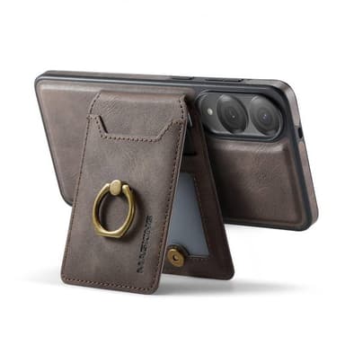 DG-Ming Magking K1 2in1 kotelo Samsung Galaxy S25 Edge - Coffee