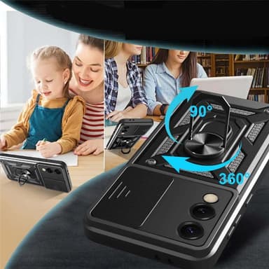 Jazz 3i1 kuori Samsung Galaxy S25 Edge - Punainen