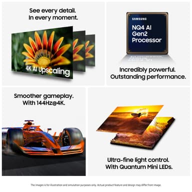 Samsung 55" QN85F 4K MiniLED älytelevisio (2025)