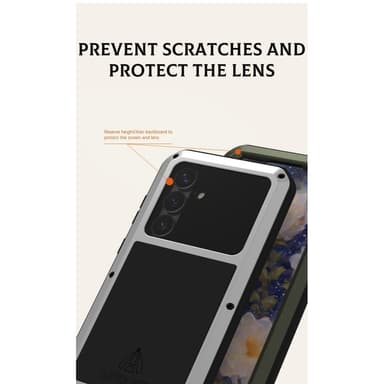 Samsung Galaxy S25 Case Armor suojakotelo Kuori + karkaistu lasi