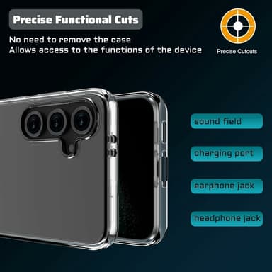 Samsung Galaxy A26 5G kirkas TPU naarmuuntumaton puhelinkotelo + näytönsuoja