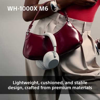 Sony WH-1000XM6 langattomat around-ear kuulokkeet (platinum silver)
