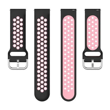 EBN kellon ranneke Garmin Forerunner 570 (47mm) - Musta/vpunainen